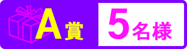 A賞 5名様